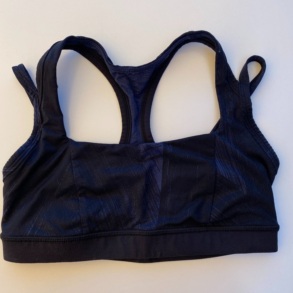 Lululemon Splendour Bra Wind Chill Deep Navy - Picture 4 of 8